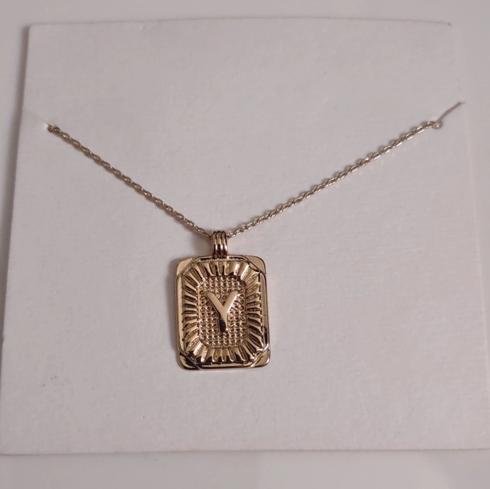 Francesca Y Letter Necklace - Picture 2 of 3